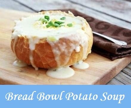 Bread Bowl Potato Soup